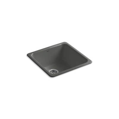 Kohler 6587-58- Iron/Tones® 20-7/8'' x 20-7/8'' x 10'' Top-mount/undermount single-bowl kitchen sink | FaucetExpress.ca