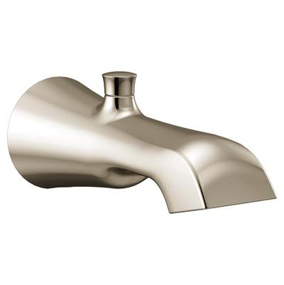 Moen S989NL- Flara 1/2-Inch Slip Fit Connection Diverter Tub Spout, Polished Nickel