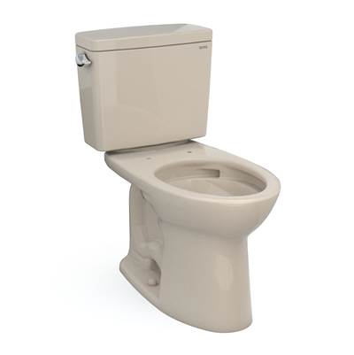 Toto CST776CSG#03- Toto Drake Two-Piece Elongated 1.6 Gpf Tornado Flush Toilet With Cefiontect Bone - FaucetExpress.ca