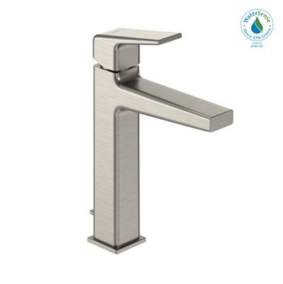 Toto TLG10303U#BN- TOTO GB 1.2 GPM Single Handle Semi-Vessel Bathroom Sink Faucet with COMFORT GLIDE Technology, Brushed Nickel - TLG10303U#BN | FaucetExpress.ca