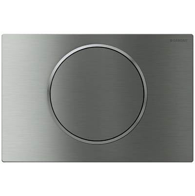 Geberit 115.758.SN.5- Geberit actuator plate Sigma10 for stop-and-go flush: stainless steel brushed/polished/brushed | FaucetExpress.ca