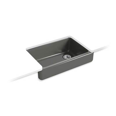 Kohler 5826-58- Whitehaven® 32-1/2'' x 21-9/16'' x 9-5/8'' Undermount single-bowl farmhouse sink | FaucetExpress.ca