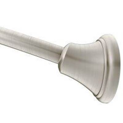 Moen DN2171BN- Curved Shower Rods Brushed Nickel Tension Curved Shower Rods