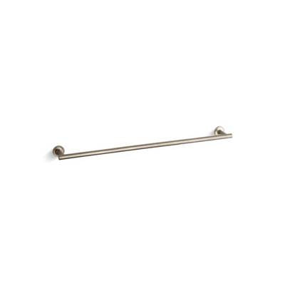 Kohler 14437-BV- Purist® 30'' towel bar | FaucetExpress.ca