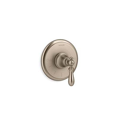 Kohler T72769-9M-BV- Artifacts® Thermostatic valve trim with swing lever handle | FaucetExpress.ca