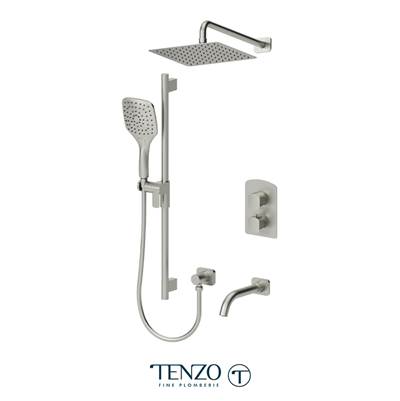 Tenzo DET33-501115-BN- Delano T-Box Kit 3 Functions Thermo Brushed Nickel Finish