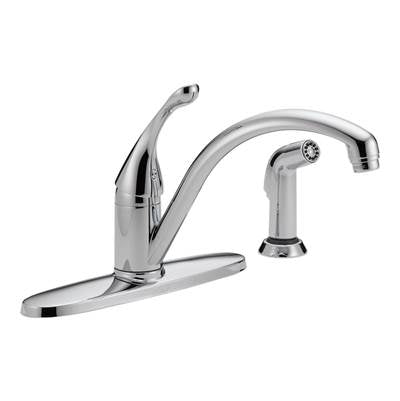 Delta 440-DST- 1H Kitchen Faucet W/Side Sprayer | FaucetExpress.ca