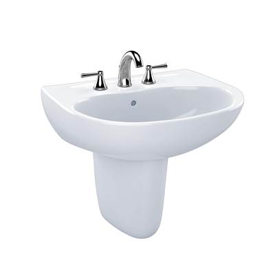Toto LHT241G#03- Supreme 1-Hole Lav & Shrd W/ Cefiontect Glaze -Bone | FaucetExpress.ca