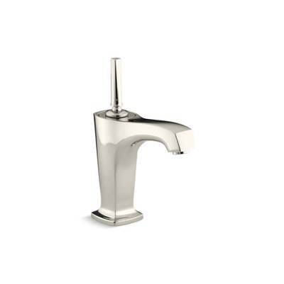 Kohler 16230-4-SN- Margaux® Single-hole bathroom sink faucet with 5-3/8'' spout and lever handle | FaucetExpress.ca