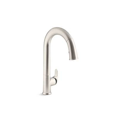 Kohler 72218-B7-VS- Sensate Touchless kitchen faucet with black accents, 15-1/2'' pull-down spout, DockNetik magnetic docking system, and a 2-function s | FaucetExpress.ca