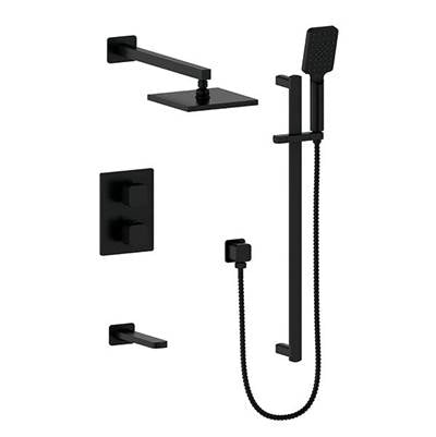 Vogt SET.NU.320.310.MB- Niveau 3-Way Th Shower Set Mb - FaucetExpress.ca