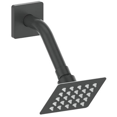Vogt SA.01.0404.MB- Square Shower Head with 6' Wall Arm 4' Matte Black