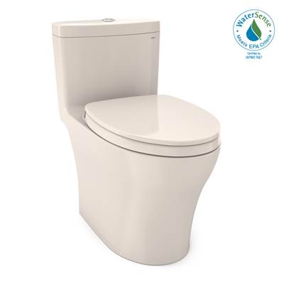 Toto MS646124CEMFG#12- Aquia Iv 1Pc Uh Toilet Wshlt + W/Seat 1.28/0.8Gpf S Beige | FaucetExpress.ca