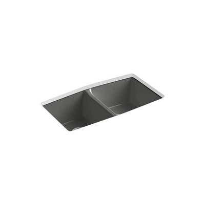 Kohler 5846-5U-58- Brookfield 33'' x 22'' x 9-5/8'' under-mount double-equal kitchen sink | FaucetExpress.ca