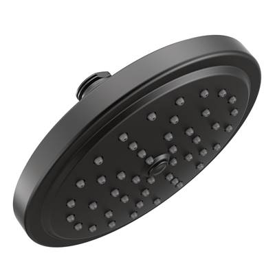 Moen S176BL- Align 1-Spray 7 in. Fixed Round Showerhead in Matte Black