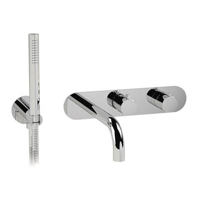 Ca'bano CA89341RT99- Thermostatic wall mount tub faucet with spray