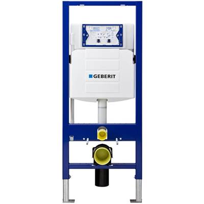Geberit 111.902.00.5- Geberit Duofix element for wall-hung WC, 120 cm, with Sigma concealed cistern 12 cm, 4.8 / 3 liters | FaucetExpress.ca