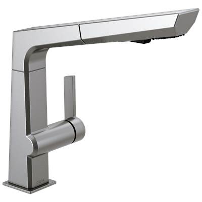 Delta 4193-AR-DST- Single Handle Pull-Out Kitchen Faucet | FaucetExpress.ca