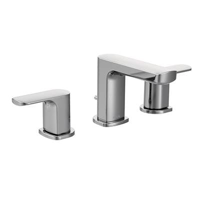 Moen T6920- Rizon 8 in. Widespread 2-Handle Bathroom Faucet Trim Kit in Chrome (Valve Not Included)