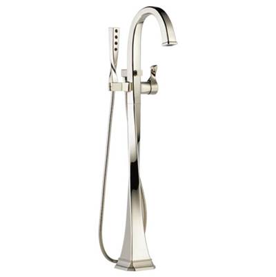 Brizo T70130-PN- Virage Floor Mount Tub Filler | FaucetExpress.ca