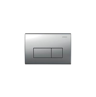 Geberit 115.260.46.1- Geberit actuator plate Kappa50 for dual flush: matt chrome-plated | FaucetExpress.ca