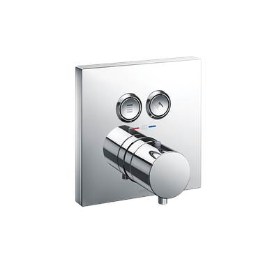 Toto TBV02406U#CP- Thermo 2Way Push Button Valve Chrome Plated W/ Shutoff | FaucetExpress.ca