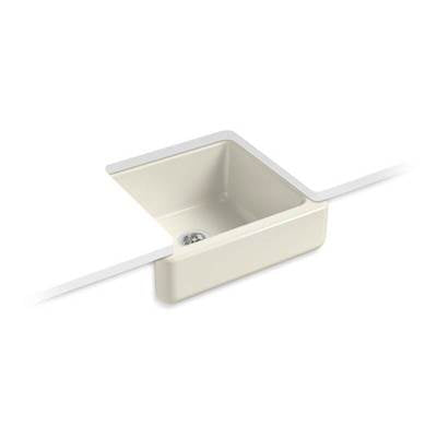 Kohler 5664-96- Whitehaven® 23-1/2'' x 21-9/16'' x 9-5/8'' Undermount single-bowl farmhouse sink | FaucetExpress.ca