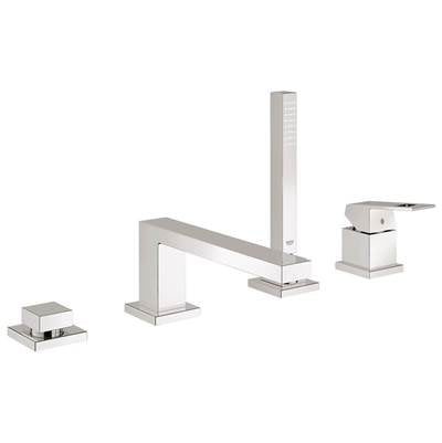 Grohe 19897001- Eurocube RTF, 4 Hole with personal hand shower | FaucetExpress.ca