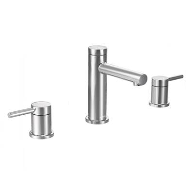 Moen T6193- Align 8 in. Widespread 2-Handle Bathroom Faucet Trim Kit in Chrome (Valve Not Included)