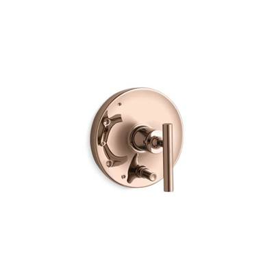 Kohler T14501-4-RGD- Purist® Rite-Temp® pressure-balancing valve trim with lever handles, valve not included | FaucetExpress.ca