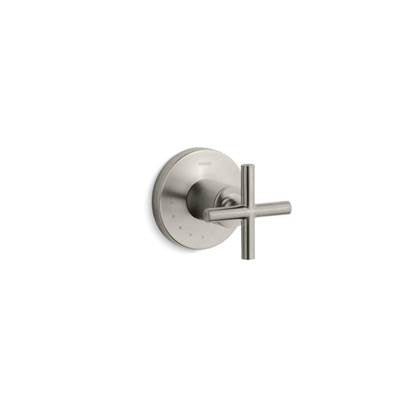 Kohler T14490-3-BN- Purist® Valve trim with cross handle for volume control valve, requires valve | FaucetExpress.ca