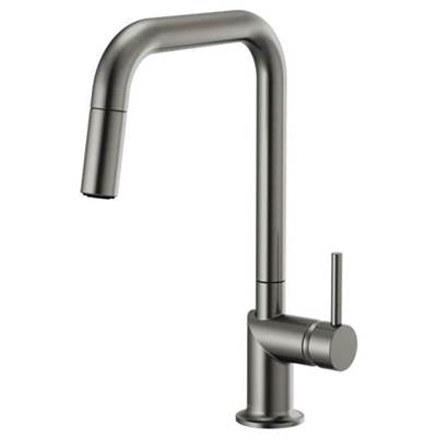 Brizo 63065LF-SLLHP - Square Pull-Down Kitchen Faucet
