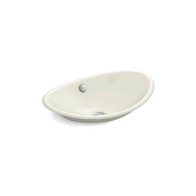 Kohler 5403-B-96- Iron Plains® Oval Wading Pool® Vessel bathroom sink with Biscuit painted underside | FaucetExpress.ca
