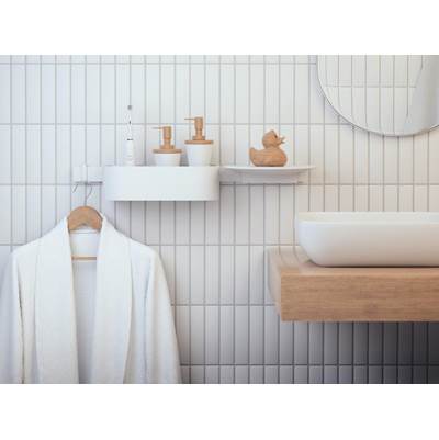 Hansgrohe 27928700- Wallstoris Toilet Paper Holder With Shelf
