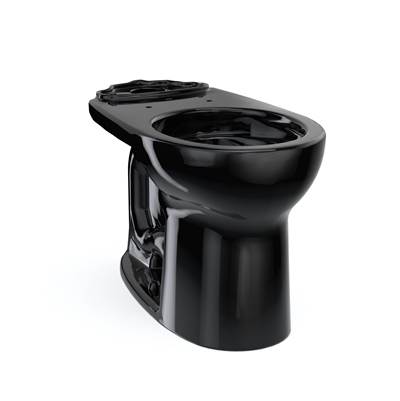 Toto C775CEF#51- Toto Drake Round Tornado Flush Toilet Bowl Ebony