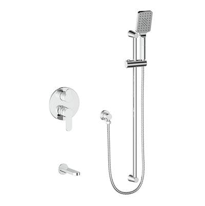 Vogt SET.LN.210.500.CC- 2-Way Pressure Balanced Set - Handheld and Spout Chrome