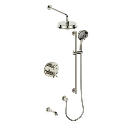 Vogt SET.Z4.320.310.PN- Zehn 3-Way Thermostatic Set Polished Nickel