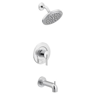 Moen T2263EP- Cia Posi-Temp Eco-Performance 1-Handle Tub And Shower Faucet Trim Kit In Chrome (Valve Sold Separately)