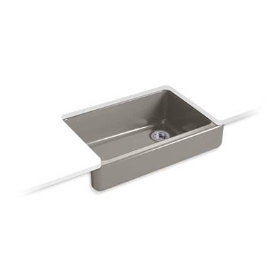 Kohler 5826-K4- Whitehaven® 32-1/2'' x 21-9/16'' x 9-5/8'' Undermount single-bowl farmhouse sink | FaucetExpress.ca