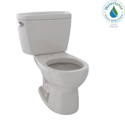 Toto CST743E#12- Eco-Drake Round Bowl Toilet C743E+St743E | FaucetExpress.ca