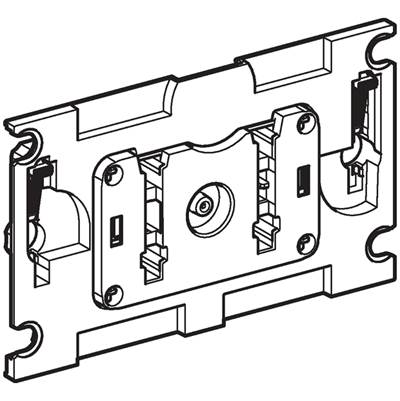 Geberit 243.301.00.1- Mechanism plate for Geberit cover plates Sigma and Omega, surface-even | FaucetExpress.ca