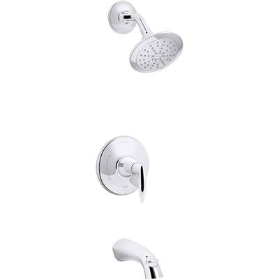 Kohler TS45104-4G-CP- Alteo® Rite-Temp® bath and shower trim with lever handle and 1.75 gpm showerhead | FaucetExpress.ca