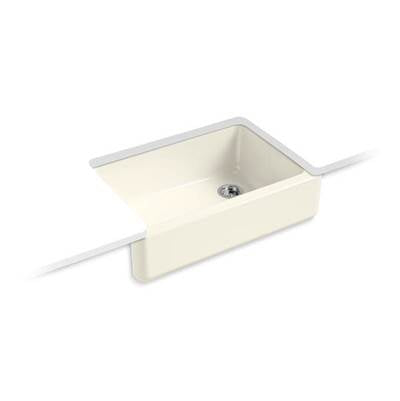 Kohler 5827-96- Whitehaven® 32-11/16'' x 21-9/16'' x 9-5/8'' Undermount single-bowl farmhouse sink | FaucetExpress.ca