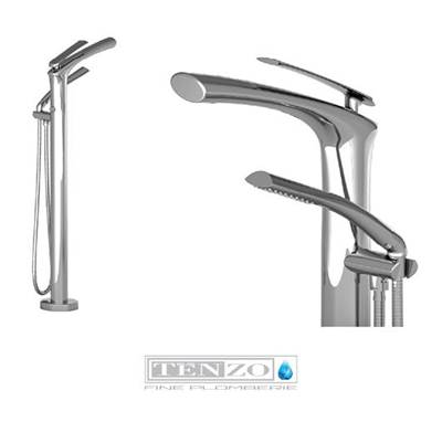 Tenzo FL51- Fluvia Floor Mount Tub Filler