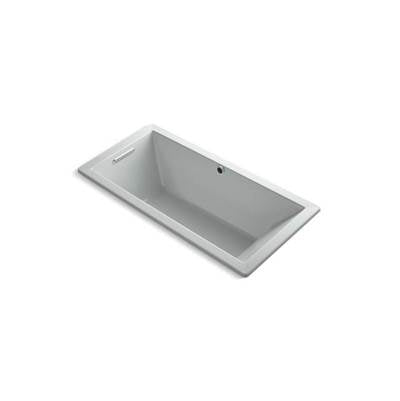 Kohler 1821-W1-95- Underscore® Rectangle 66'' x 32'' drop-in bath with Bask(R) heated surface and end drain | FaucetExpress.ca