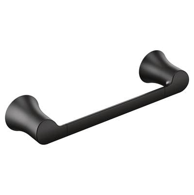 Moen YB0286BL- Doux Matte Black Hand Towel Bar