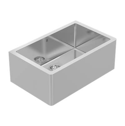 Zomodo BLC686- Butler, Lrg Single Apron Sink - Undermount, 16ga, R15 - FaucetExpress.ca