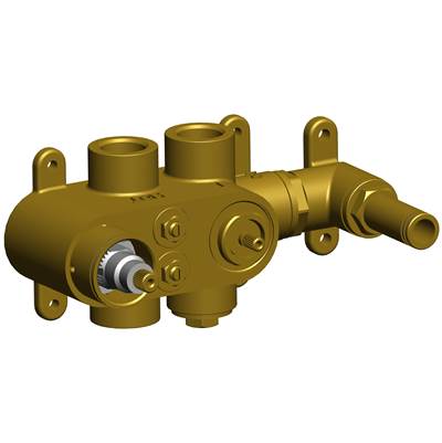 Aqualem HW2600.RI- 3/4'' 2-Way Thermostatic Rough-In Valve (Shared Port) - FaucetExpress.ca