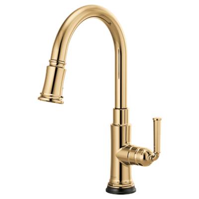 Brizo 64074LF-PG- Single Handle Pull-Down Kitchen Faucet With Smarttouch | FaucetExpress.ca