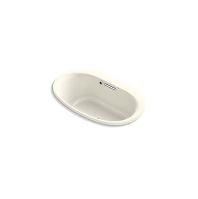 Kohler 5713-W1-96- Underscore® Oval 60'' x 36'' drop-in bath with Bask(R) heated surface | FaucetExpress.ca